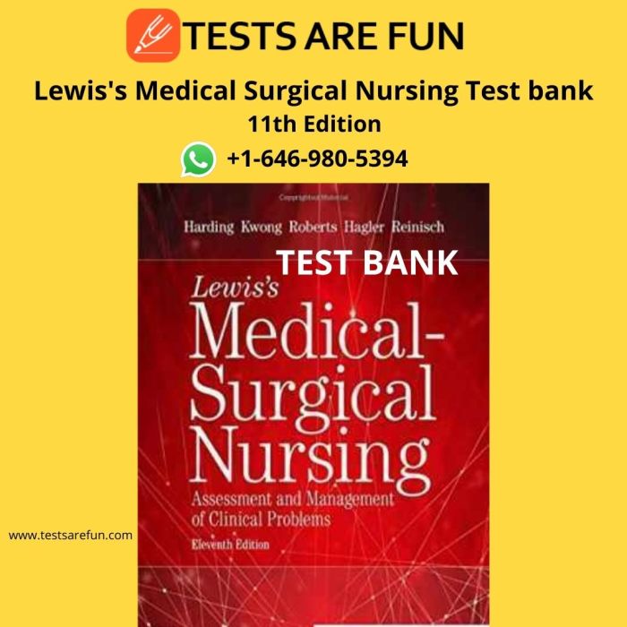 Lewis med surg test bank