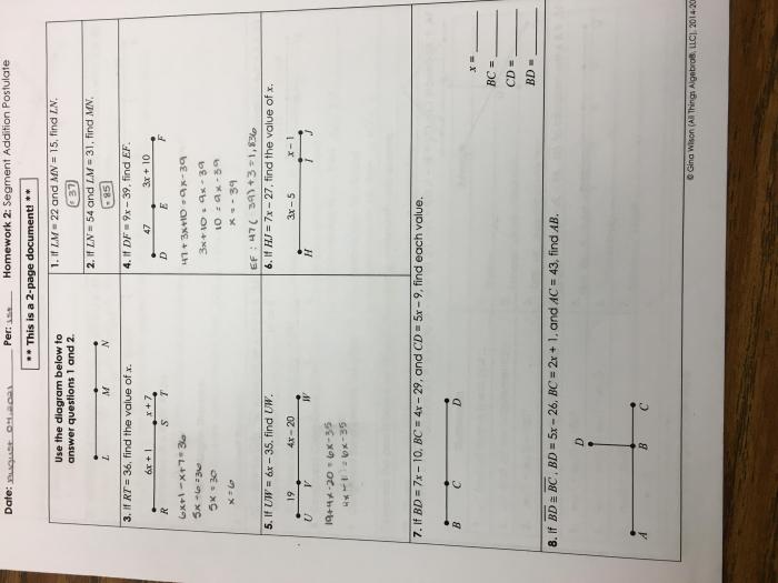 Geometry unit 1 lesson 4 homework answer key