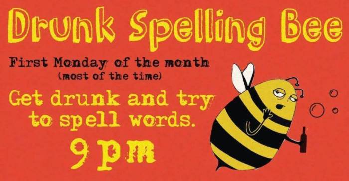 Drunk spelling bee word generator