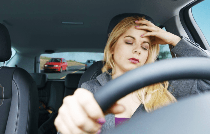 On long trips you can prevent drowsiness by: