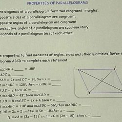 Which statements are true about the parallelograms select three options